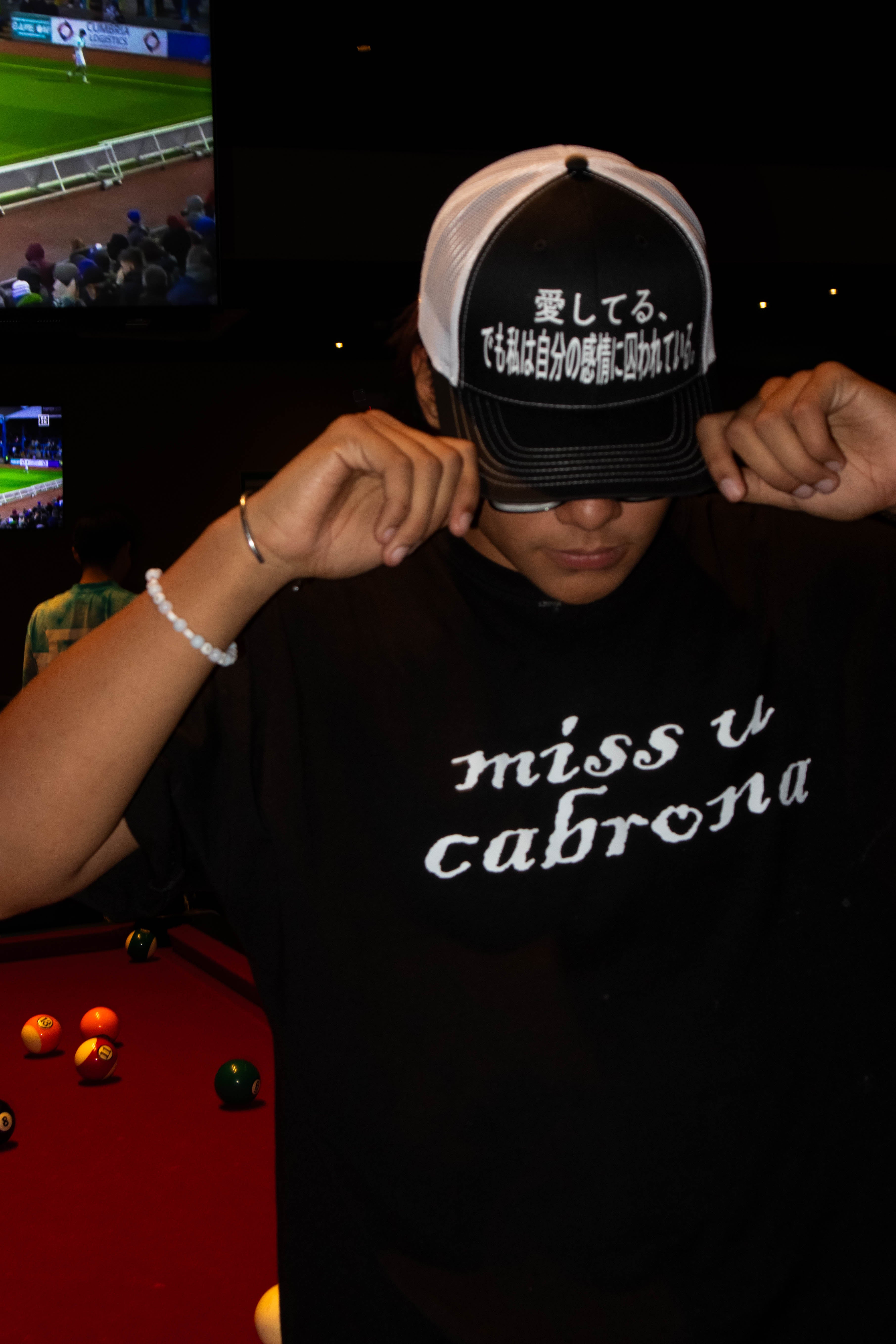 Playera Miss u Cabrona Negro